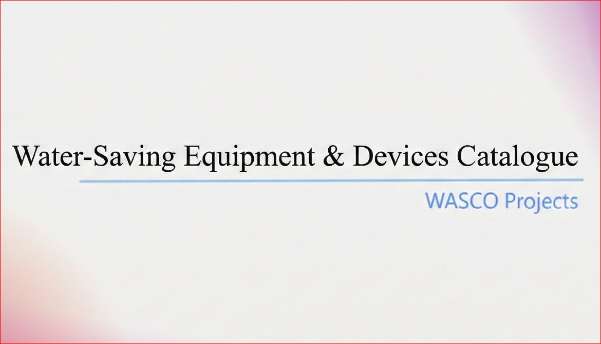 Water-Saving Equipment & Devices Catalogue - WASCO